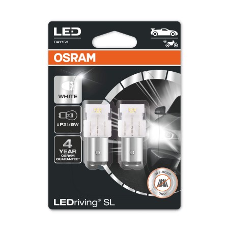 Osram ΛΑΜΠΑ LED P21 / 5W 12V  LEDriving Cool White 6000K 2TMX